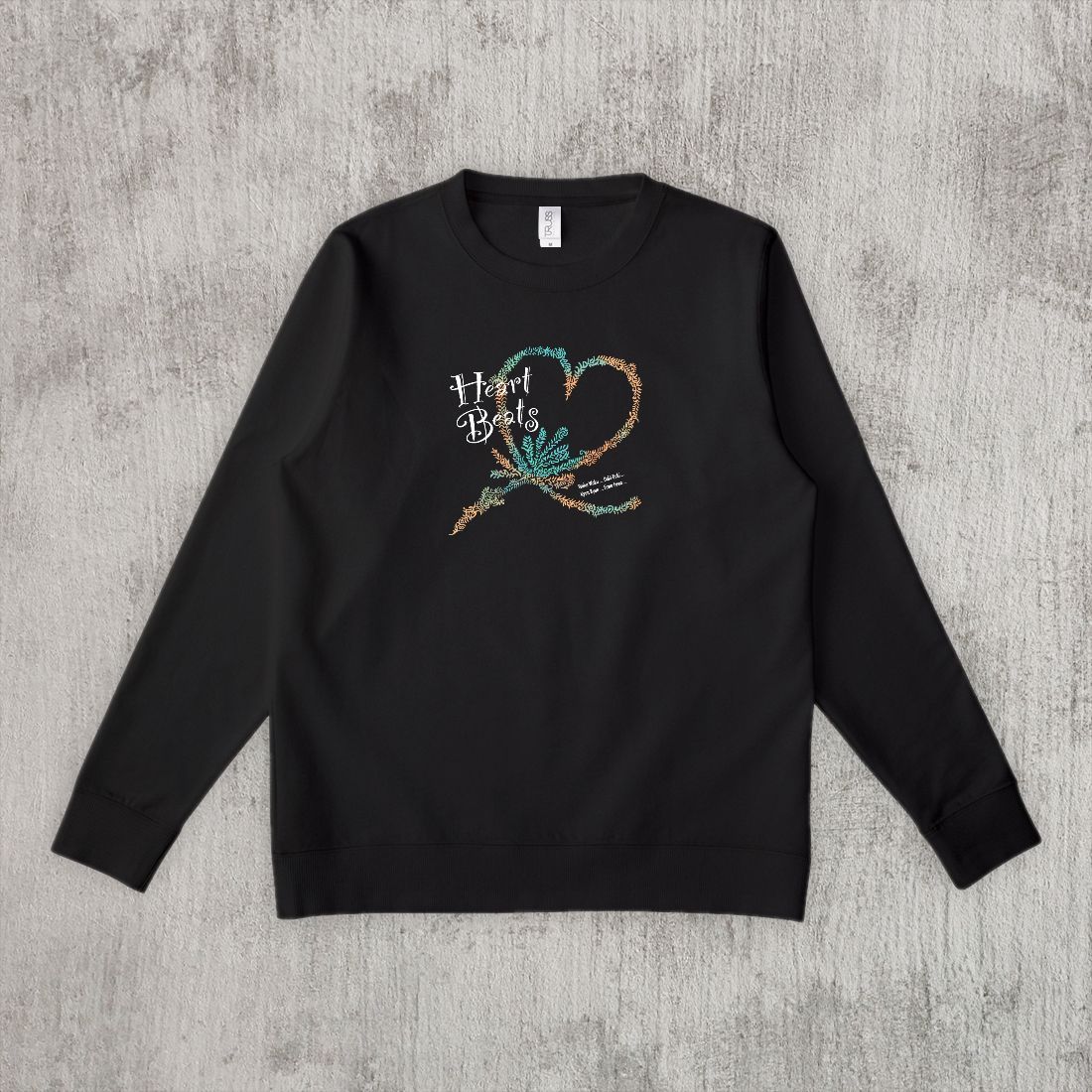 グラフィックスウェット　Heart Beats Color -Sweat-