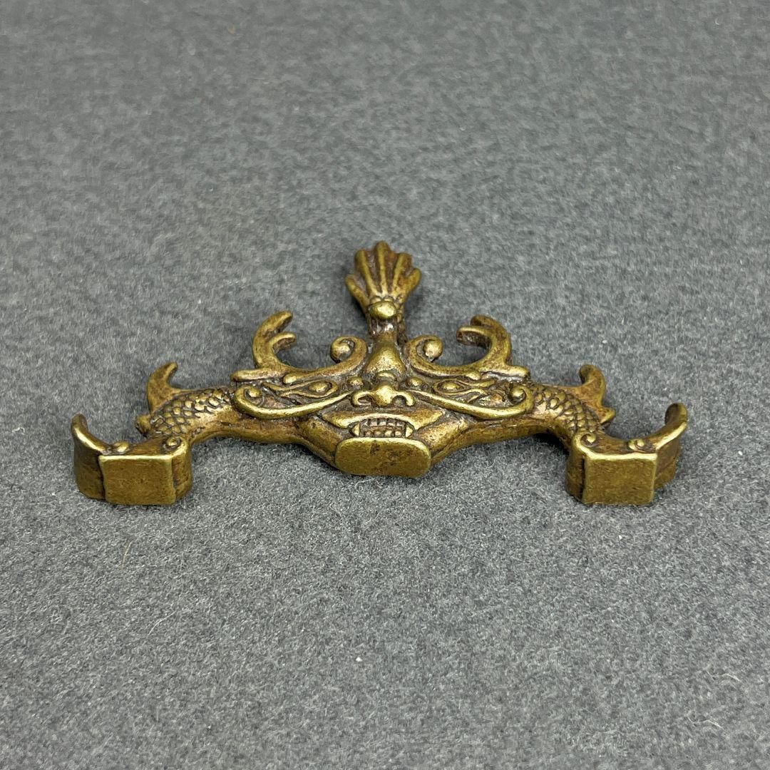 銅器 竜生九子印章 書道具 文房具 文房 装飾 工芸品 美術品 銅置 竜頭筆架 筆棚 書道具 文房具 文房四宝 装飾品 工芸品 置物