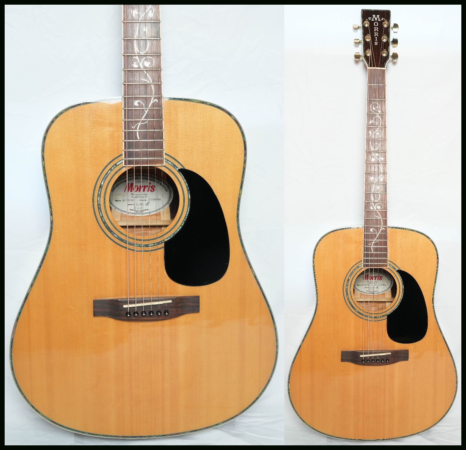 ☆MORRIS W-705 NATURAL 50周年記念モデル 限定120本 レアモデル 美品