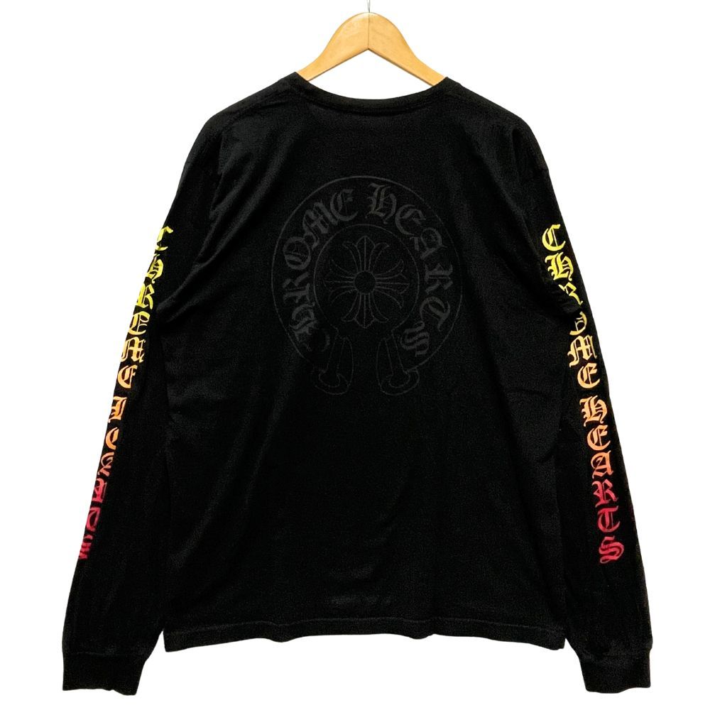 入手困難【CHROME HEARTS】グラデーションロゴ ロング Tシャツ 希少【CHROME HEARTS】グラデーションロゴ ロング Tシャツ