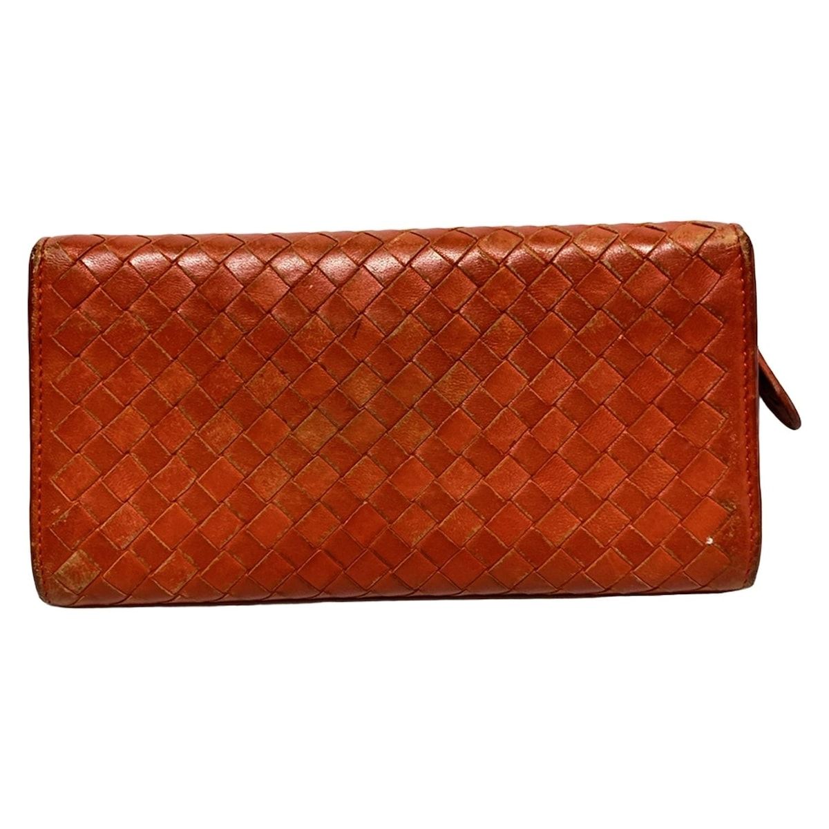 BOTTEGA VENETA ボッテガヴェネタ 長財布 イントレチャート レッド レザー
