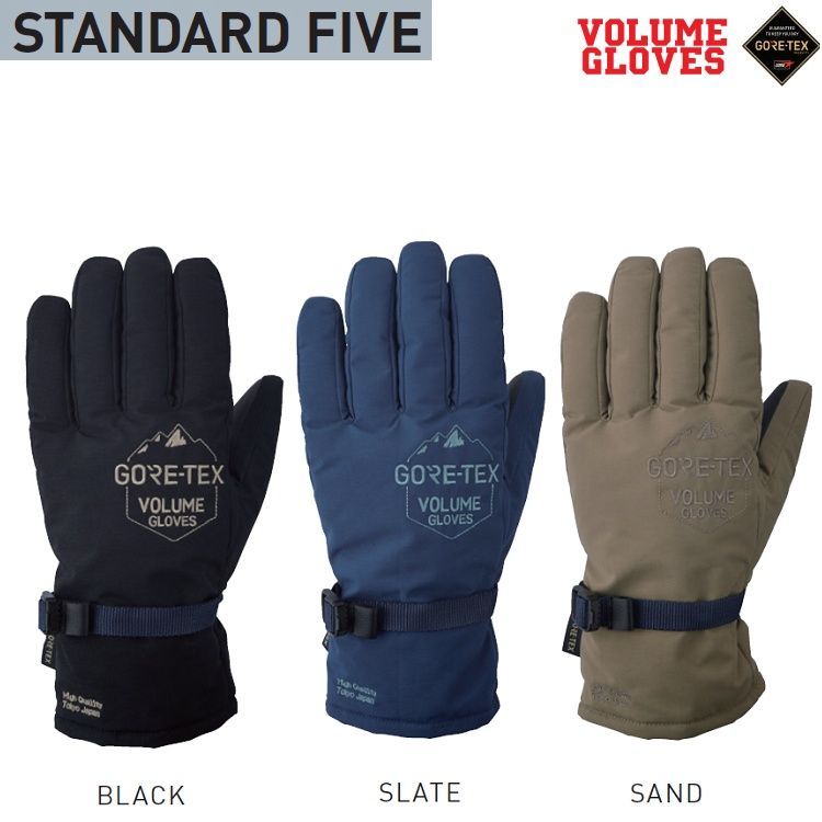 VOLUME ボリューム GLOVES Standard FIVE GORE-TEX ゴアテックス ファイブ 2026 ヴォリューム スノーボードグローブ 防水グローブ 25-26
