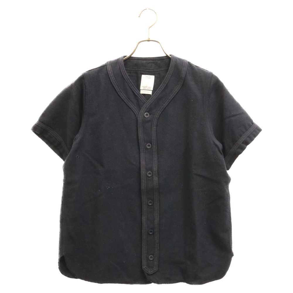 VISVIM (ヴィスヴィム) 15SS シルク リネン 半袖 ベースボールシャツ