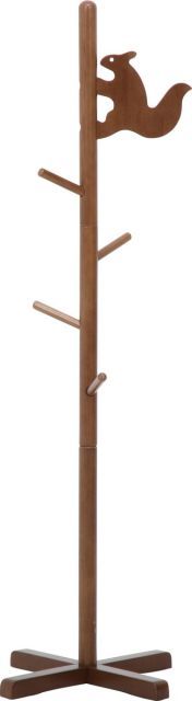 まとめ キッズポールハンガー リス ＢＲ ×6セット