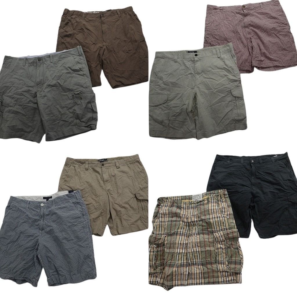 古着卸 まとめ売り ブランドMIX ショートパンツ 8枚 (メンズ 40 /42 /44 ) ノーティカ チャップス ラングラー トミーヒルフィガー MS4031