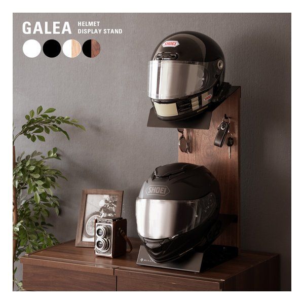 宮武製作所 ミヤタケセイサクジョ ヘルメットディスプレイスタンド GALEA ガ ブラック×ブラック HST-300 BKBK 2647989