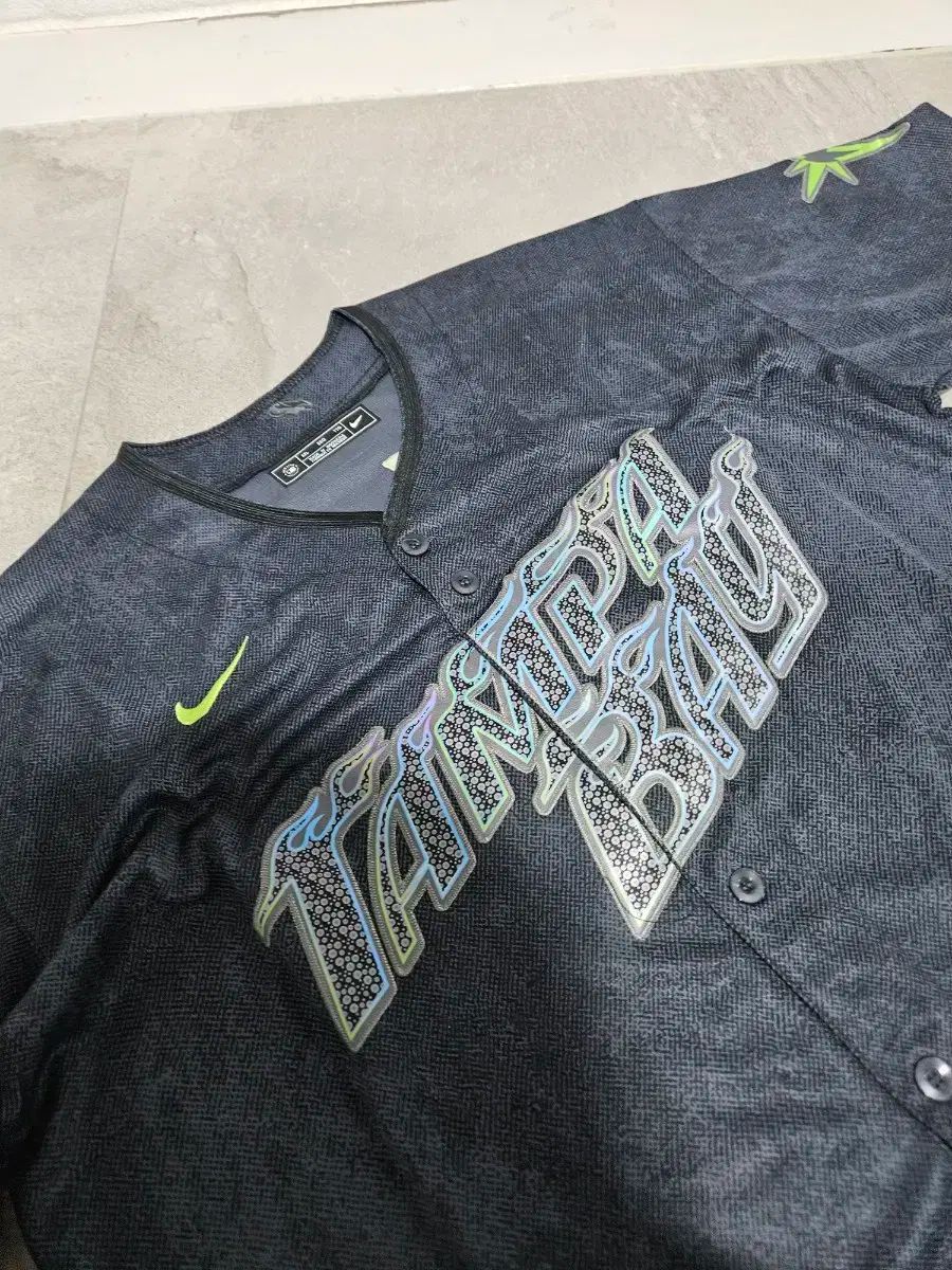 【雷市場（ポンジャン）商品韓国直送】 ナイキ/ MLB 野球ジャージ タンパベイ/ XXL