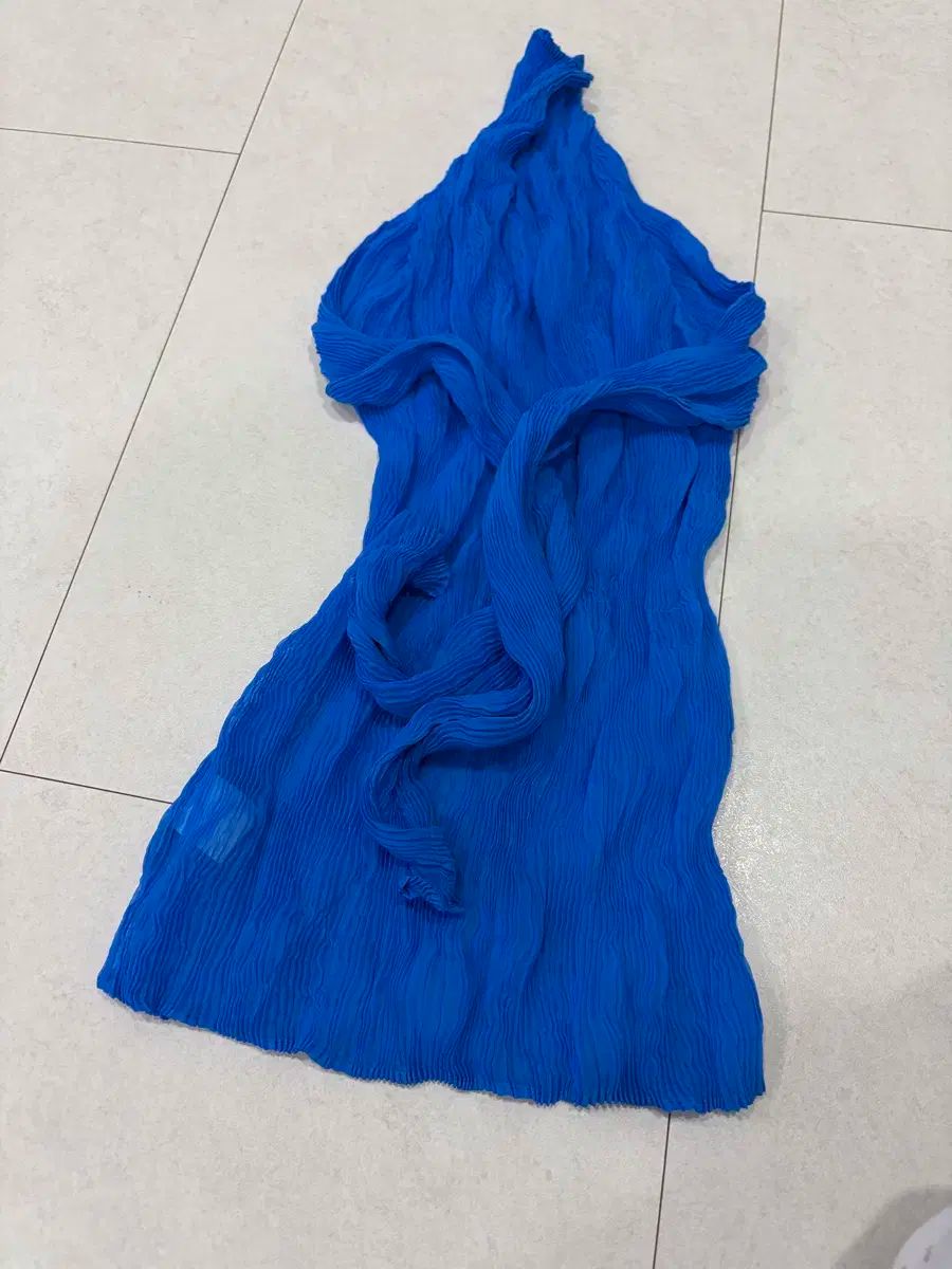 ISSEY MIYAKE イッセイミヤケ シフォン アウトレット ブルー トップス