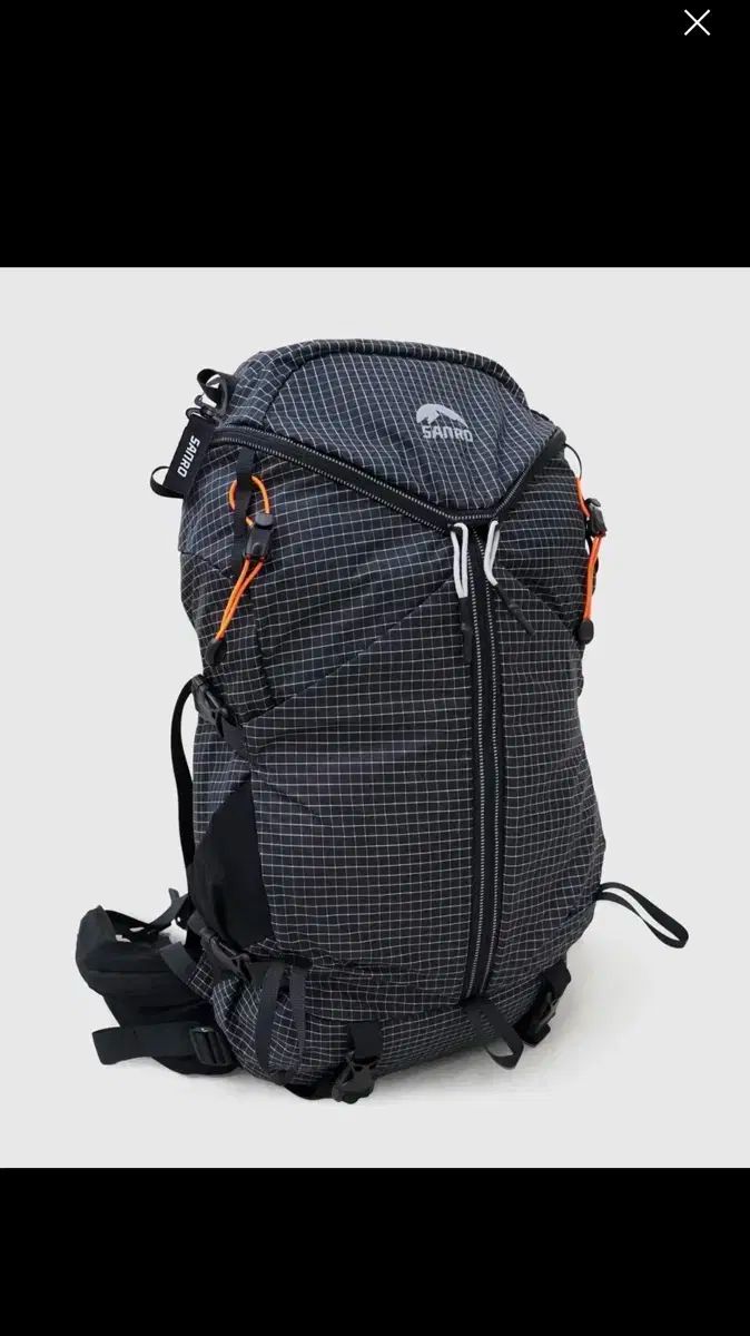 サルオ Saruo バックパック ブラック チェック