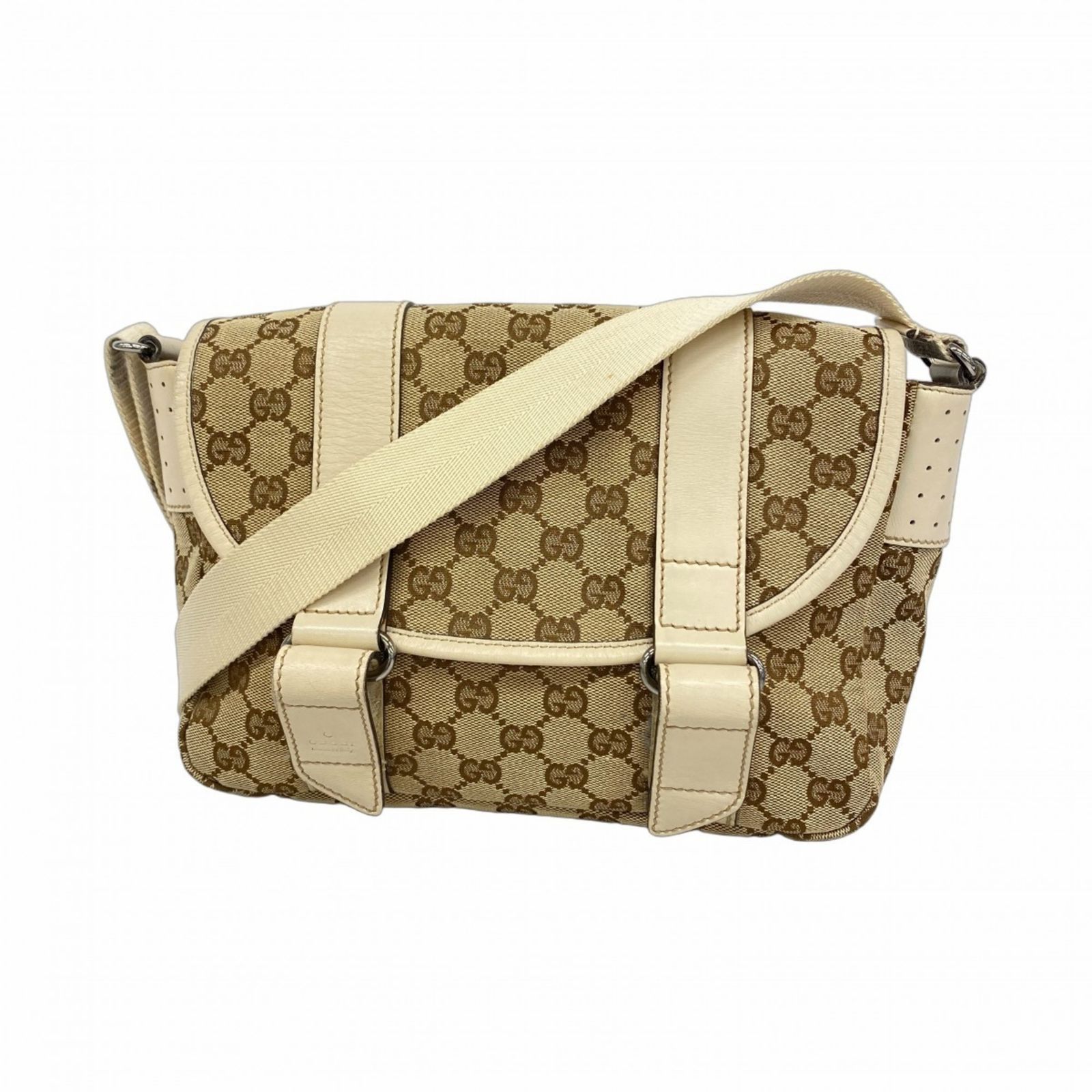 GUCCI ショルダーバッグ GGキャンバス クロスボディ　145858 グッチ(Gucci) グッチ ショルダーバッグ GGキャンバス 145858