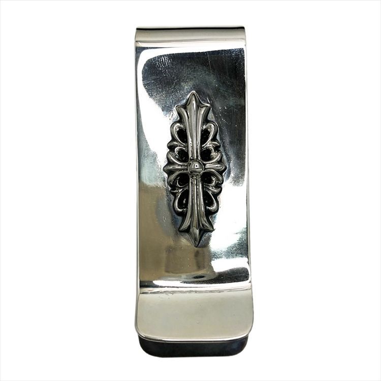 ChromeHearts クロムハーツ MNY CLIP SM フローラルクロス