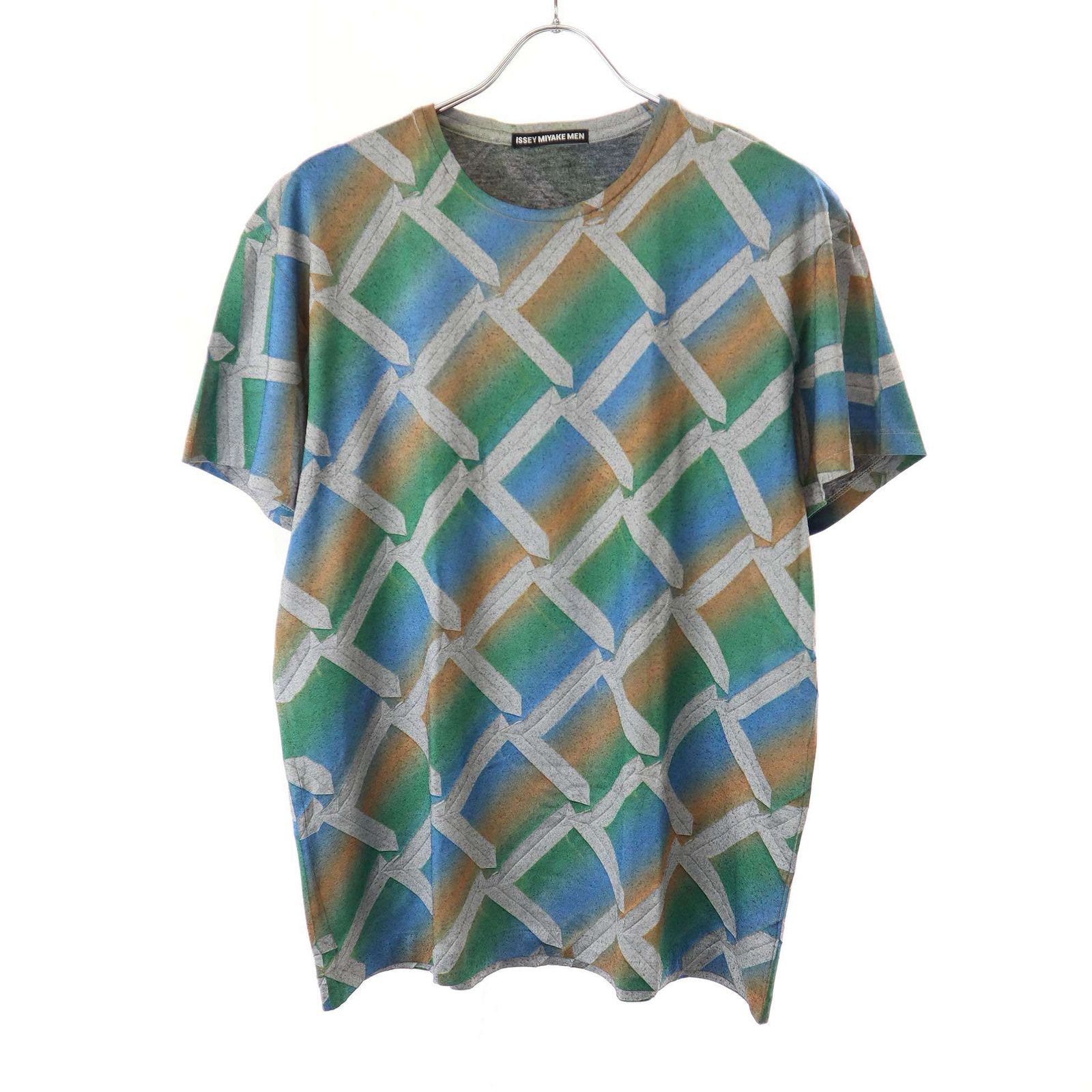 ISSEY MIYAKE MEN イッセイミヤケ メン 12AW プリーツプリントクルー 