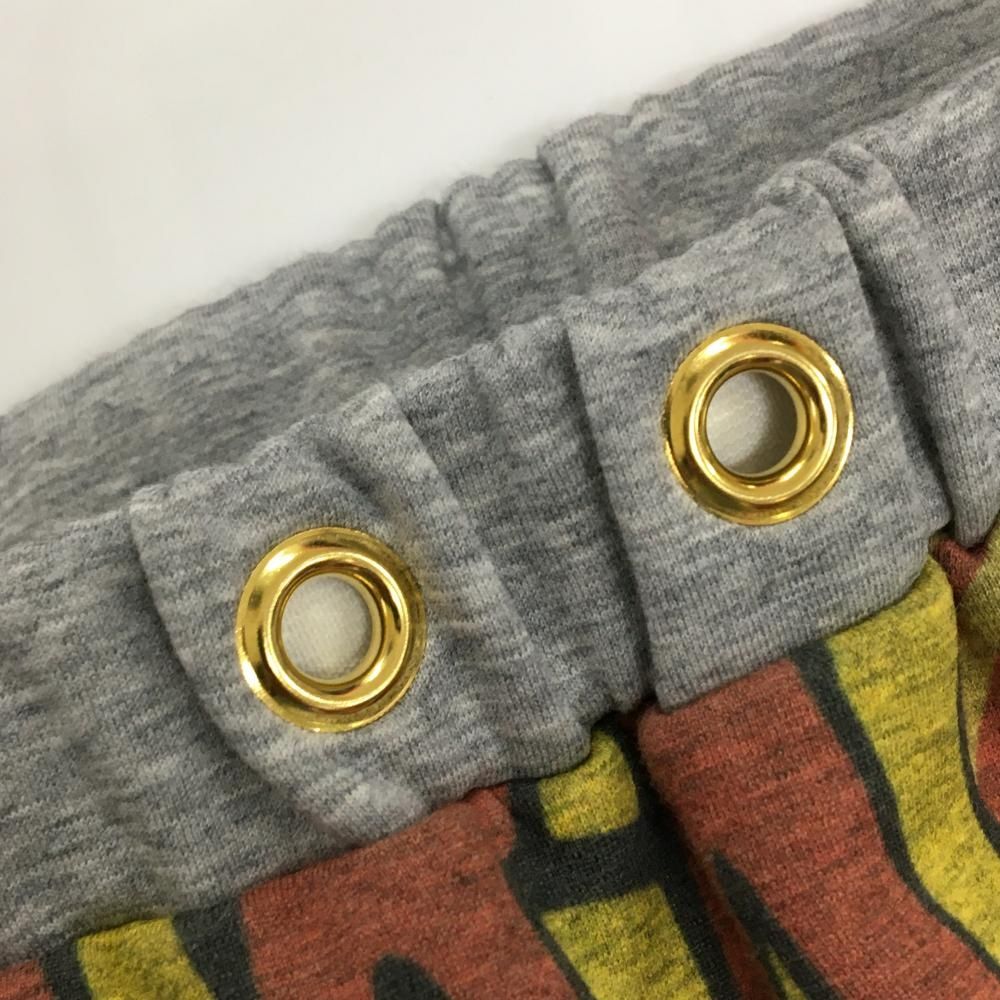 一流の マークアンドロナ スカート グレー×マルチ 総柄 裏起毛 レディース 38 M ゴルフウェア MARK＆LONA