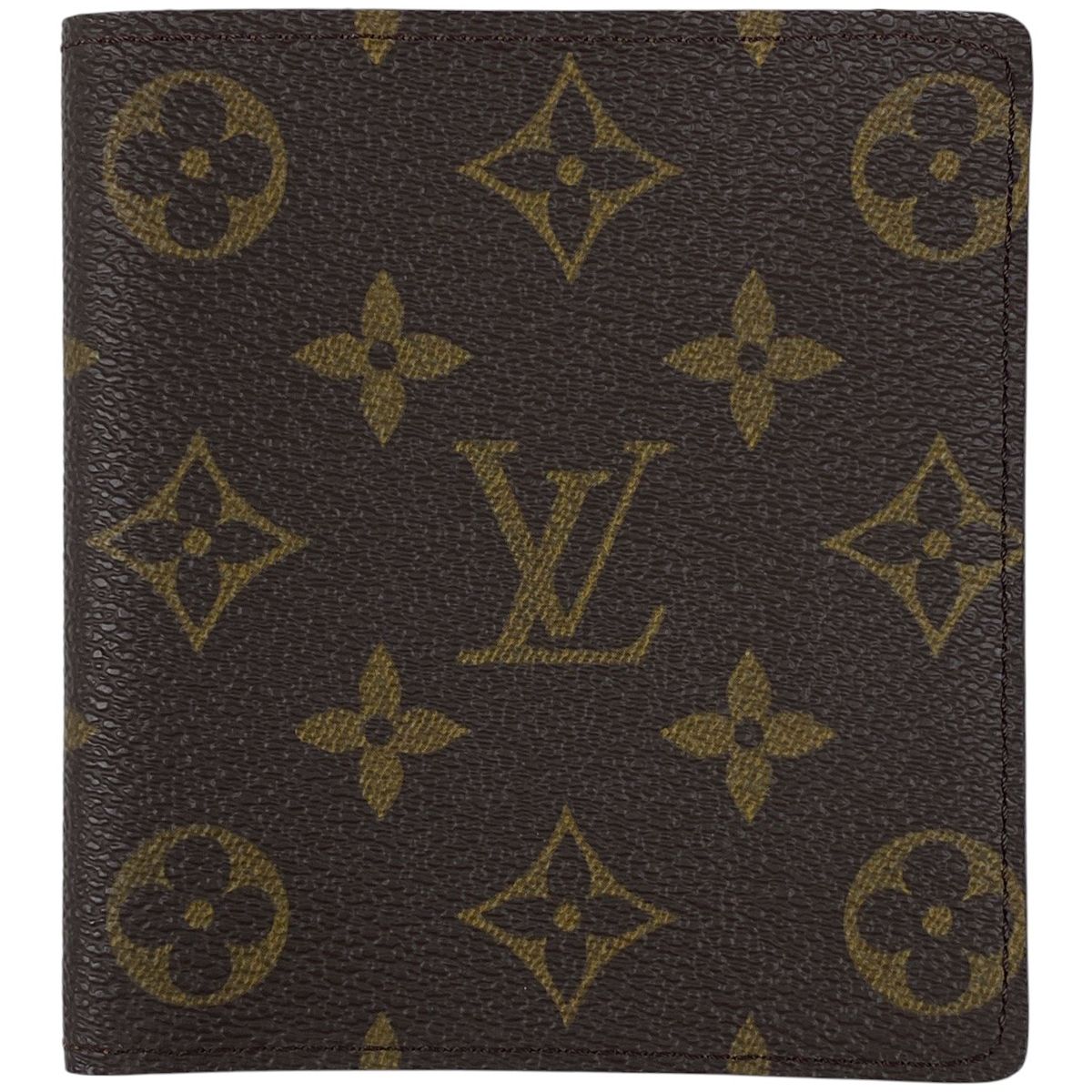 ルイ ヴィトン Louis Vuitton ポルト ビエ 10 カルト クレディ 札入れ カード入れ 二つ折り財布 モノグラム ブラウン M60883 レディース