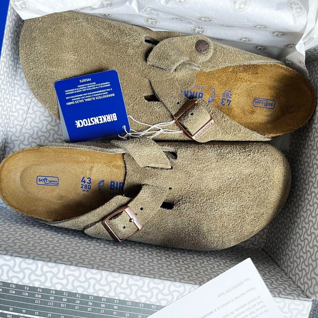 【偽物に注意‼️】BIRKENSTOCK BOSTON トープ 41 26.5 偽物に注意‼️】BIRKENSTOCK BOSTON トープ 41 26.5 - メルカリ