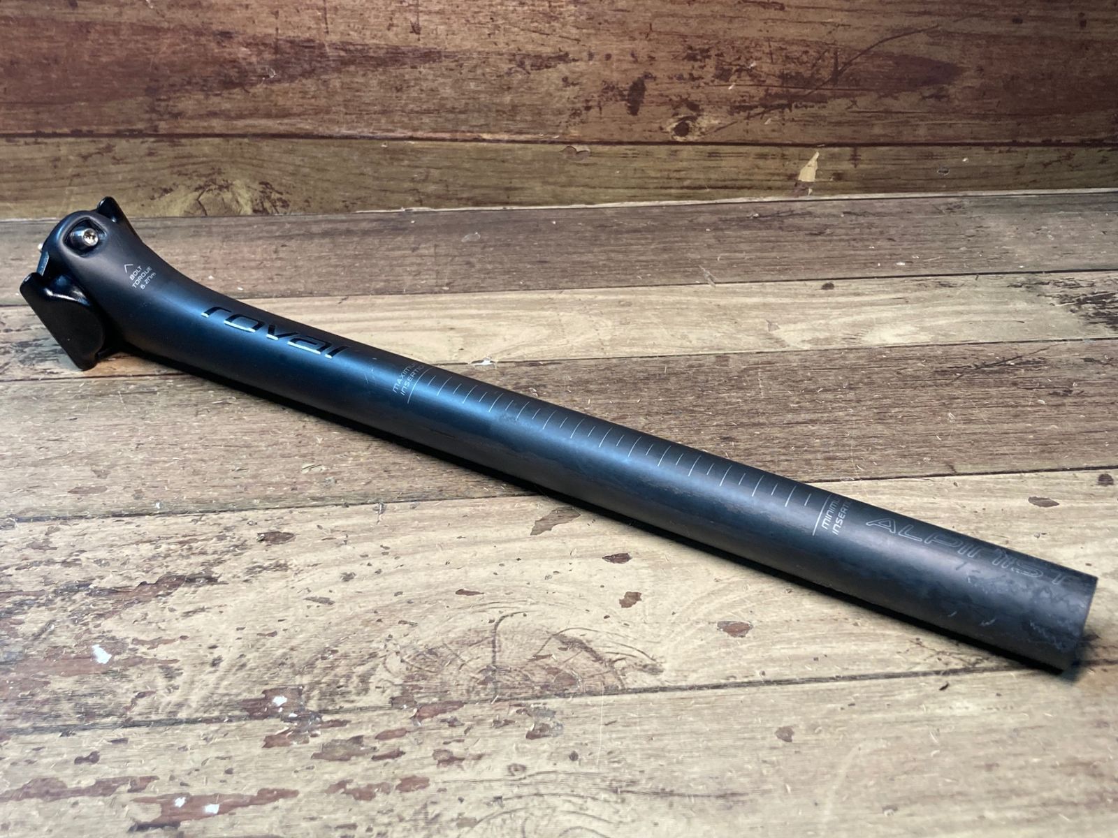 IH930 ロバール ROVAL アルピニスト ALPINIST Carbon seat post カーボンシートポスト Φ27.2 360mm -  メルカリ