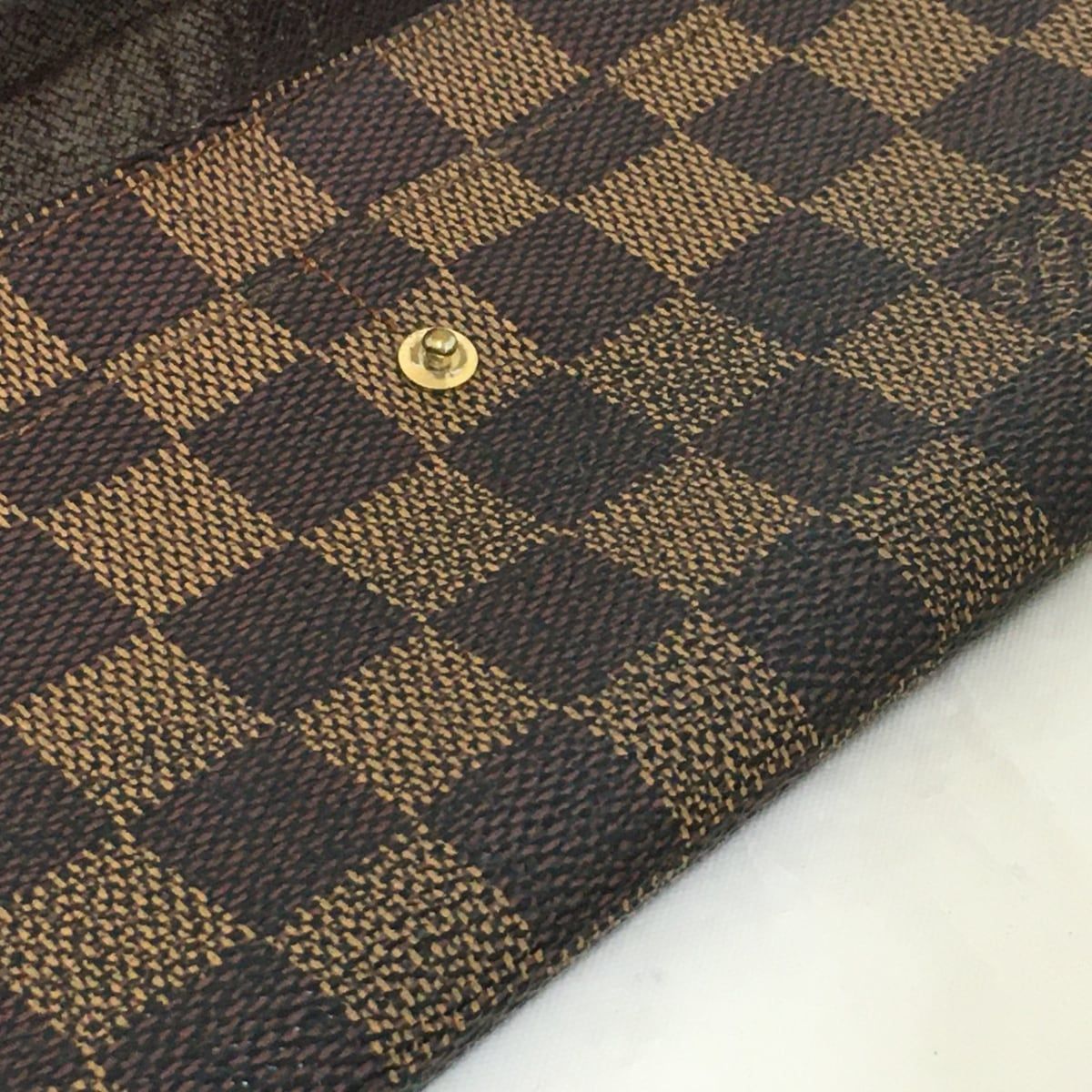 LOUIS VUITTON(ルイヴィトン) 長財布 ダミエ ポシェット・ポルト モネ カルト クレディ N61725 エベヌ - メルカリ