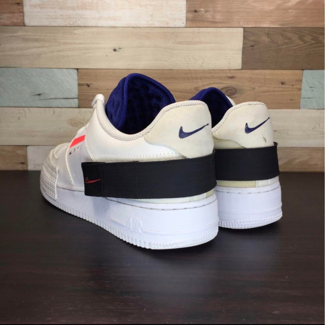 NIKE AIR FORCE 1 TYPE SUMMIT ナイキ エアフォース1 ロー タイプ サミットホワイト 27cm U08515  CI0054-100 - メルカリ