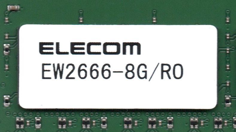 ELECOM EW2666-16G/RO EU RoHS指令準拠メモリモジュール/DDR4-SDRAM/DDR4-2666/288pin DIMM/PC4-21300/16GB/デスクトップ EW2666-16G⁄RO メモリモジュール デスクトップ用 増設メモリ DDR4-2666