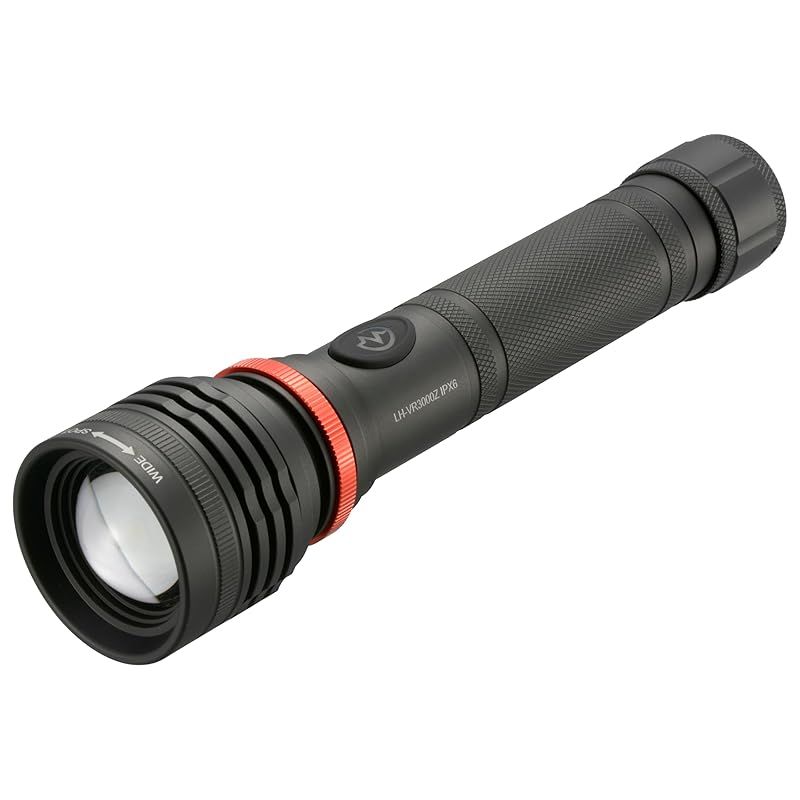 オーム OHM 充電式 LEDフラッシュライト 3000ルーメン｜オーム電機 LH-VR3000Z-K 08-1068 1