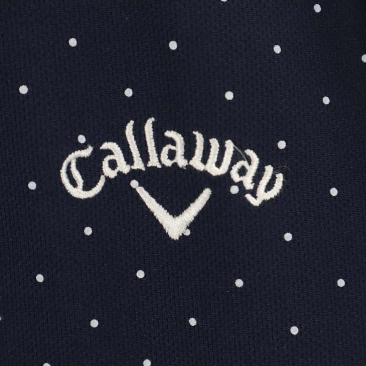 Callaway キャロウェイ ドット柄 ゴルフ 半袖 ポロシャツ L