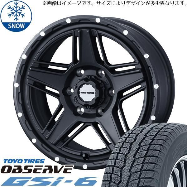 265/60R18 スタッドレスタイヤホイールセット プラド etc (TOYO OBSERVE GSI6 & MUDVANCE07 6穴  139.7) - メルカリ