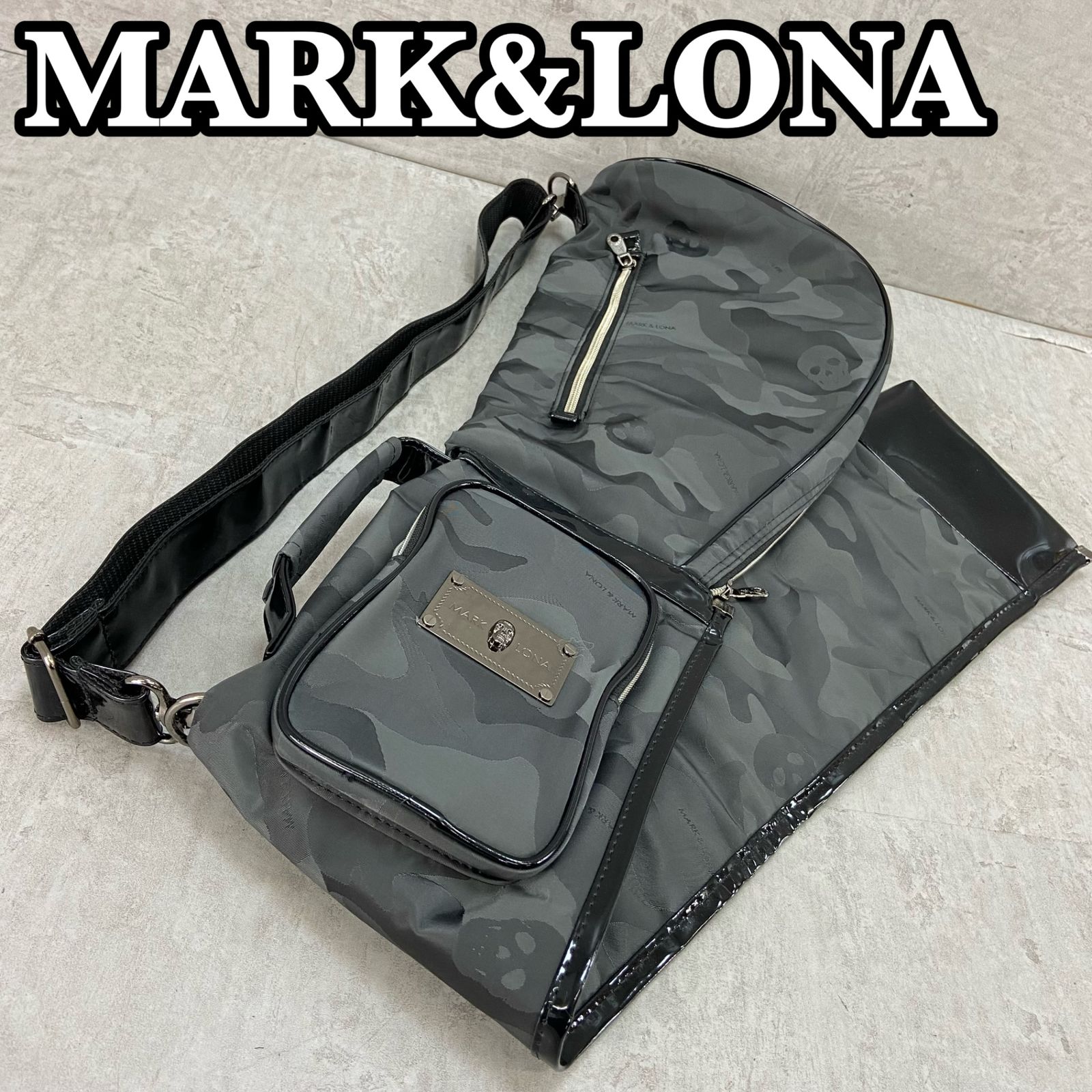 マーク＆ロナ　ゴルフ　クラブケース　約17㎝　ナイロン製　ラウンド　練習用 MARK＆LONA マーク＆ロナ ゴルフ クラブケース 約17cm ナイロン