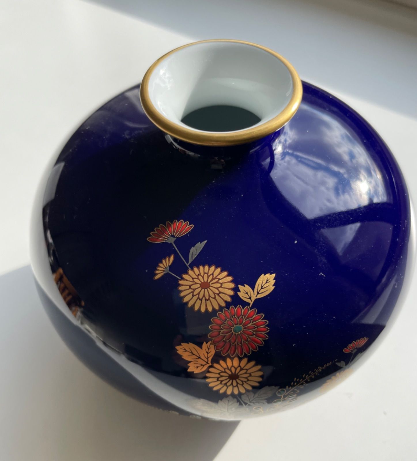 香蘭社 花瓶 【白磁ダイヤ】花瓶