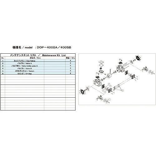 2営業日で発送 アルバック機工 ULVAC DOP-400SB用メンテナンスキット DOP400SBMAINTENANCEKIT 8740
