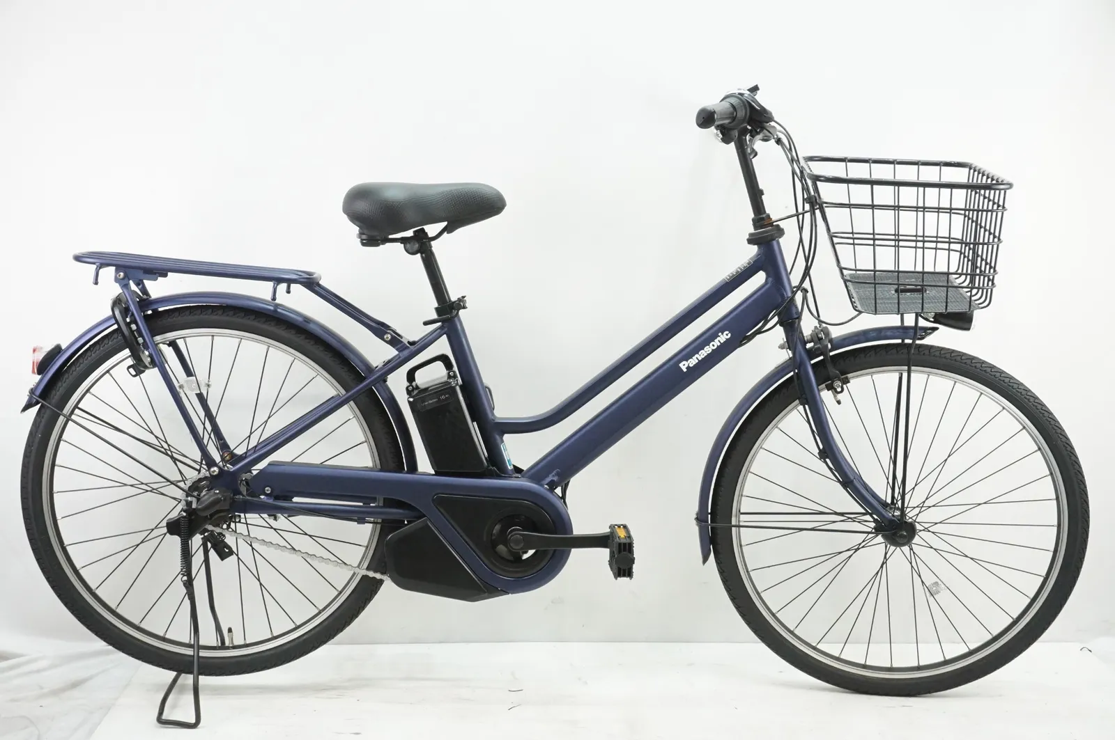 九州男爺】メルカリのみ出展 電動自転車ティモS 前後バスケット 九州男