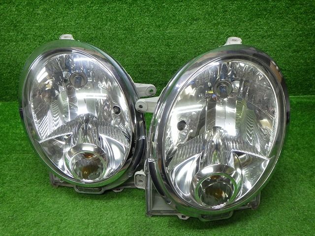 ダイハツ　L650S　L660S　ミラジーノ　ヘッドライト　左右　ハロゲン　100-51772　A　レベ付き　241022116