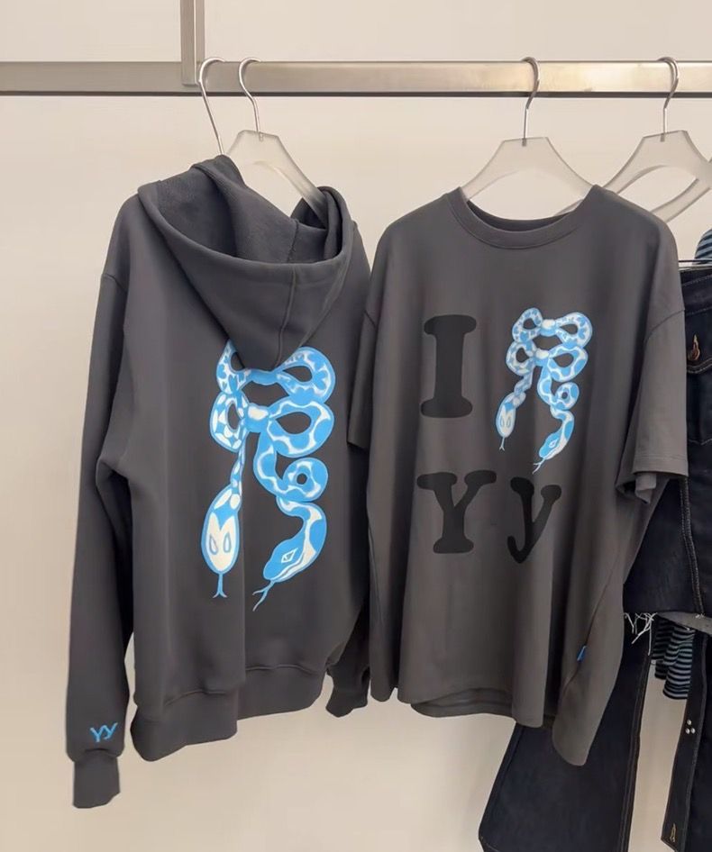OPEN YY オープンワイワイ パーカー BLUE RIBBON SNAKE HOODIE