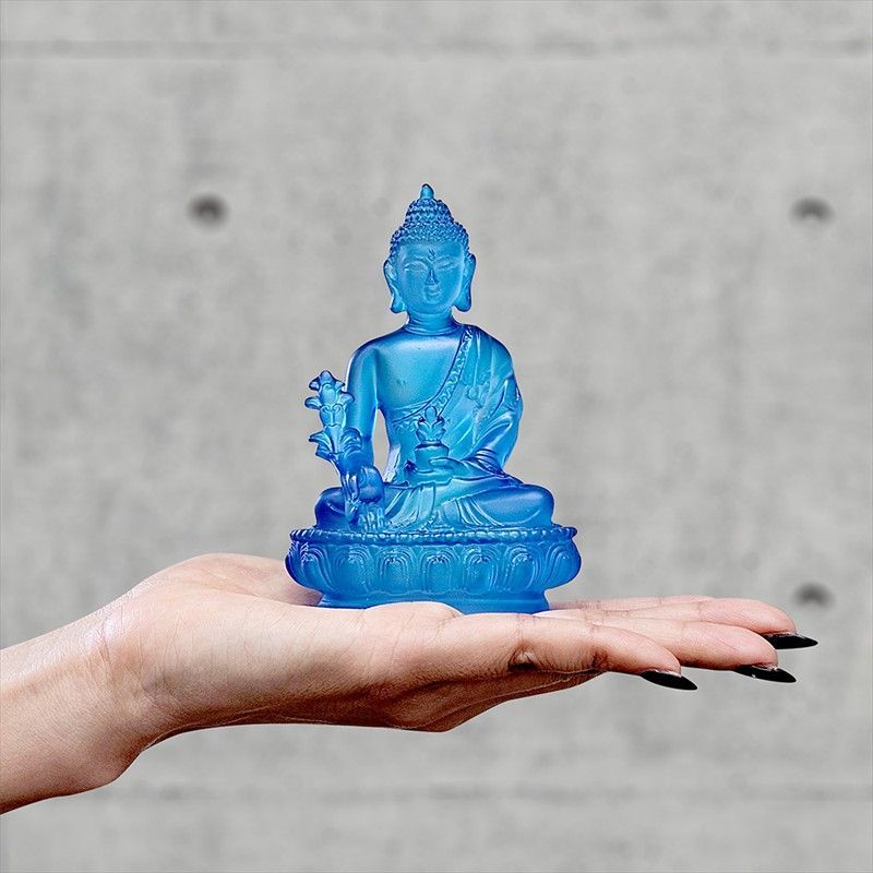 スケルトン カラー 仏像 置物 オブジェ インテリア 仏像フィギュア