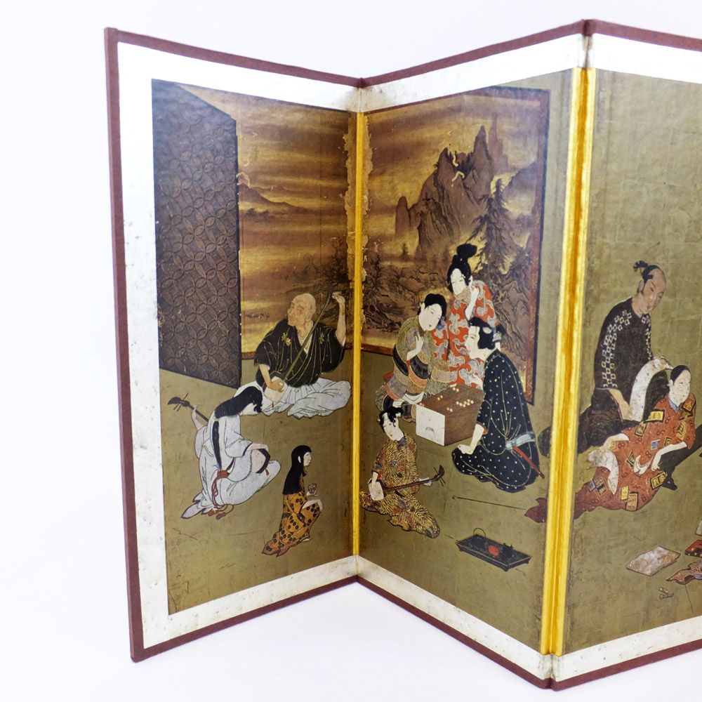 縮小屏風〈国宝 彦根屏風〉(大) 便利堂 色紙〈国宝 彦根屏風(部分)〉京都便利堂オンラインショップ