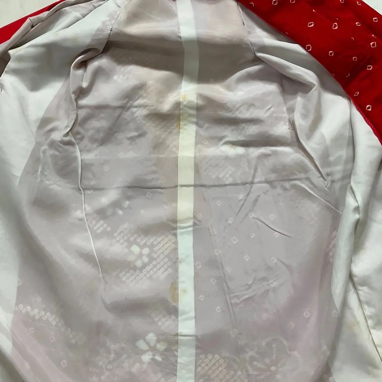 kimono one◆特別お誂え品◆７歳くらい用◆正絹◆絞り◆子供着物◆七五三◆正絹◆オンワード◆裄49肩丈136.5◆七五三お詣り女の子着物こどものひお正月卒業式十三詣り◆G31