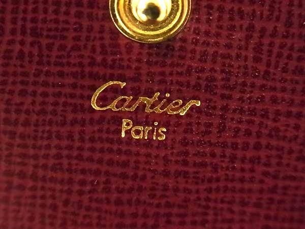 超美品　カルティエ　マストライン　ケース　パース　ウォレット □極美品□ Cartier カルティエ マストライン レザー コインケース