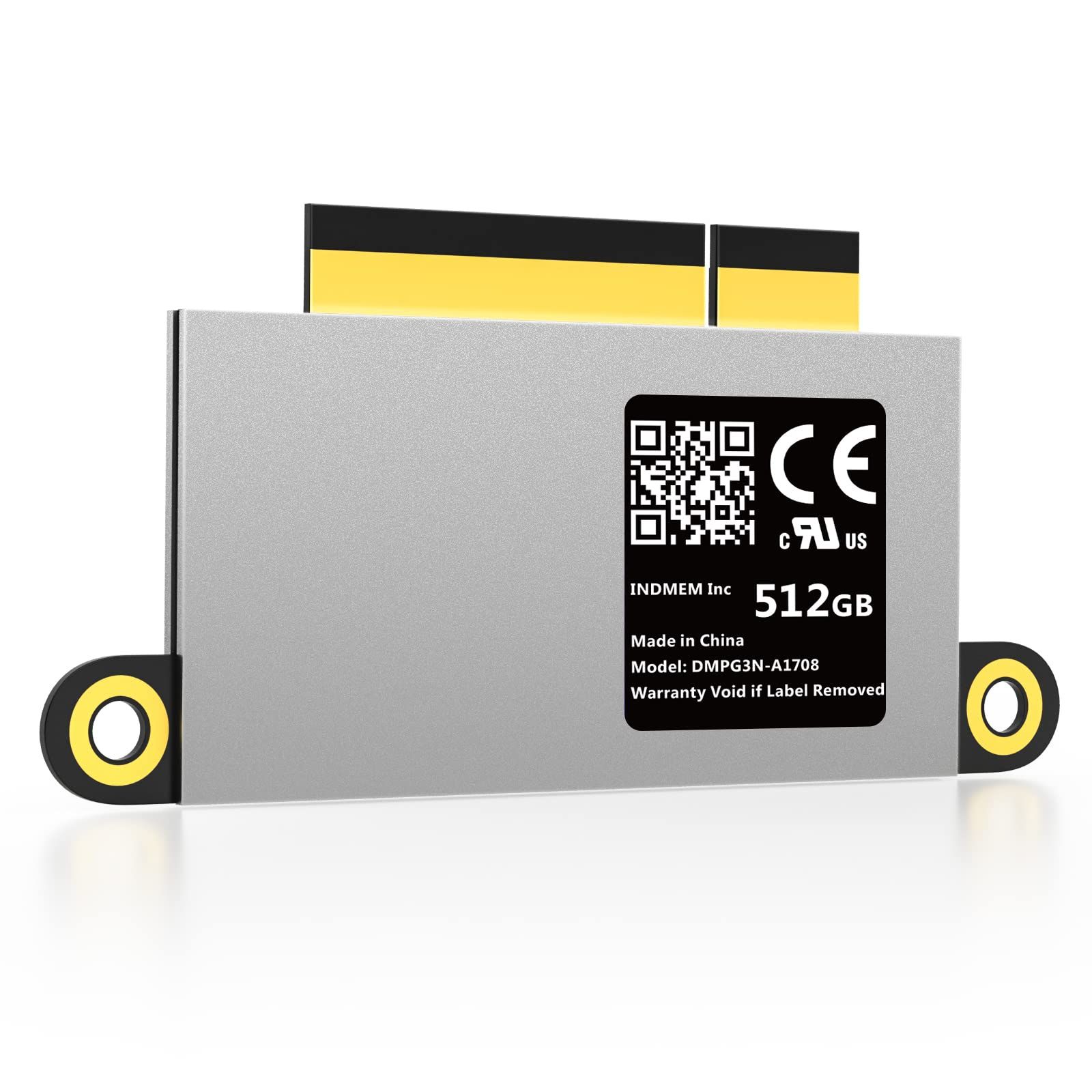 INDMEM 512GB NVMe PCIe内蔵SSD アップグレードキット 超高速書き読み 取り付けツール付き 対応モデル MacBook Pro 13インチ 2016 A1708 EMC 2978 2017 A1708 EMC 3164