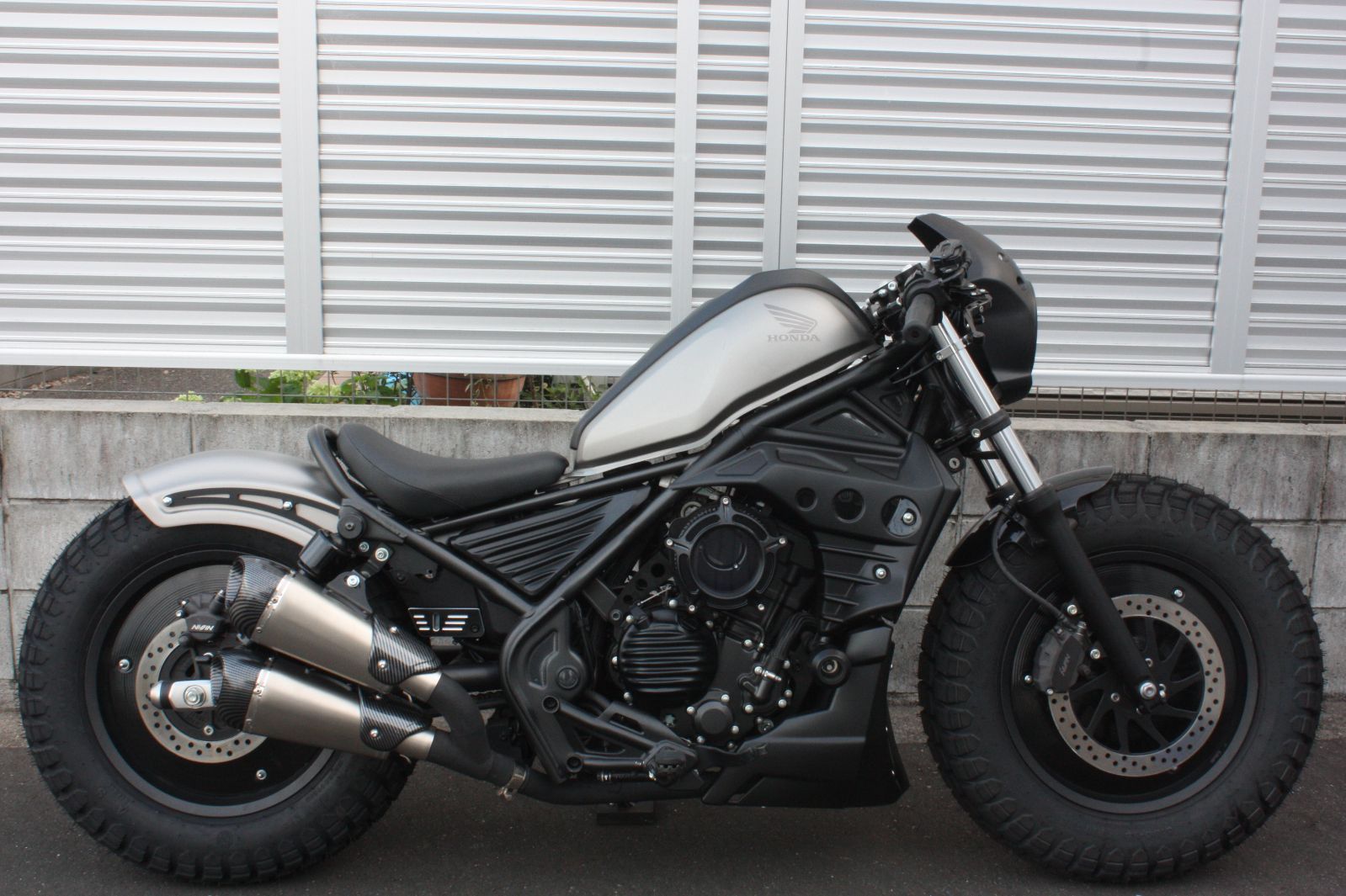 レブル250 ハイクオリティー ダミーエアクリーナー タイプF ブラック 取付説明書付 BRIGHTFACE_UK