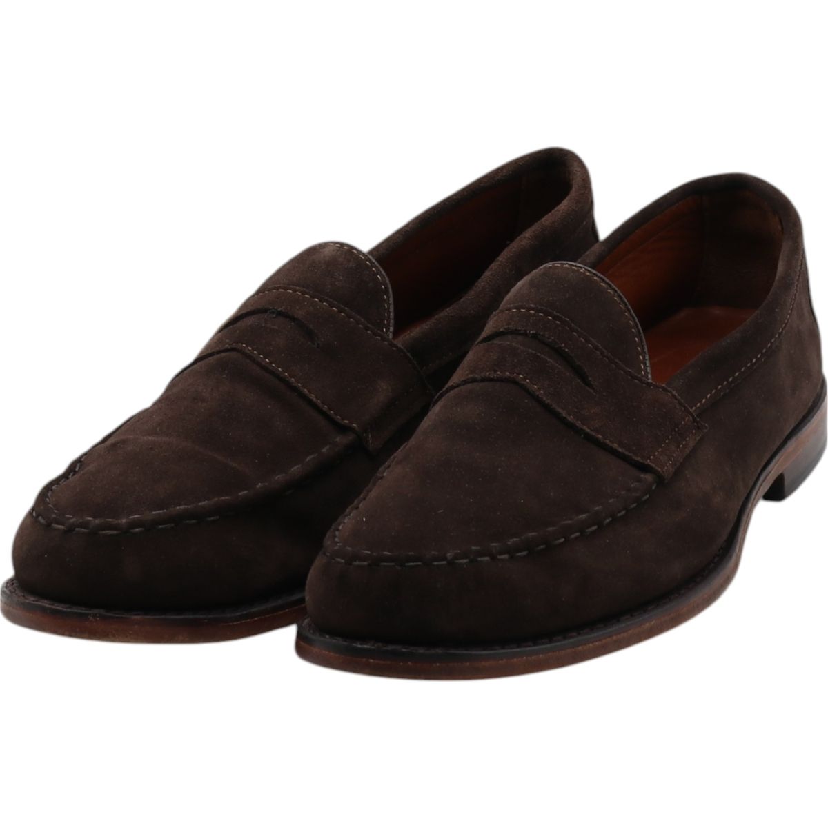スエード 古着 JOHN VARVATOS プレーントゥシューズ 9M メンズ
