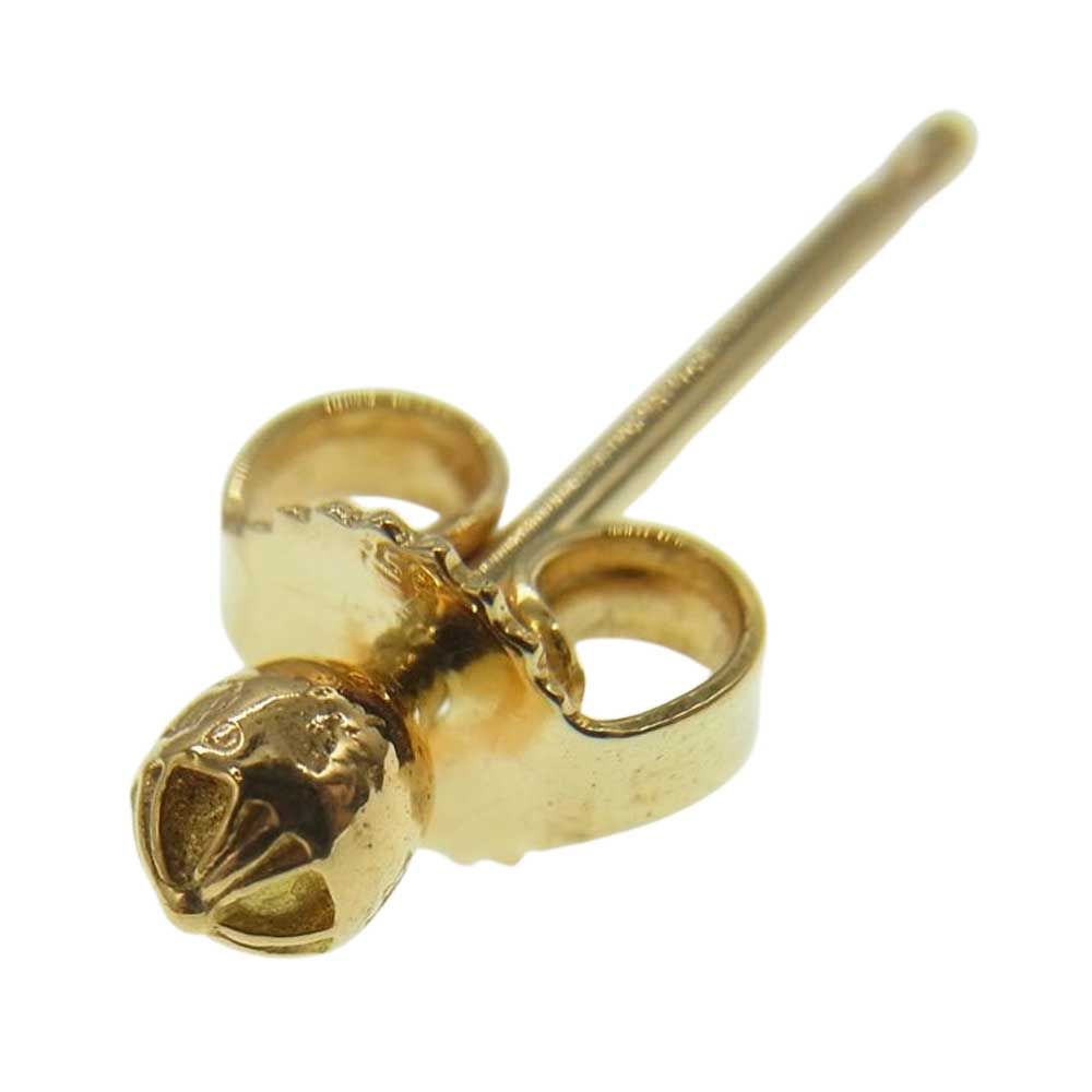 CHROME HEARTS クロムハーツ（原本無） ピアス 22K ミニ クロスボール