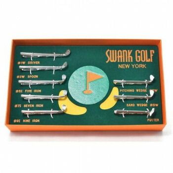 SWANK(スワンク)ゴルフのタイピン(フルセット・専用箱入り) T0098A
