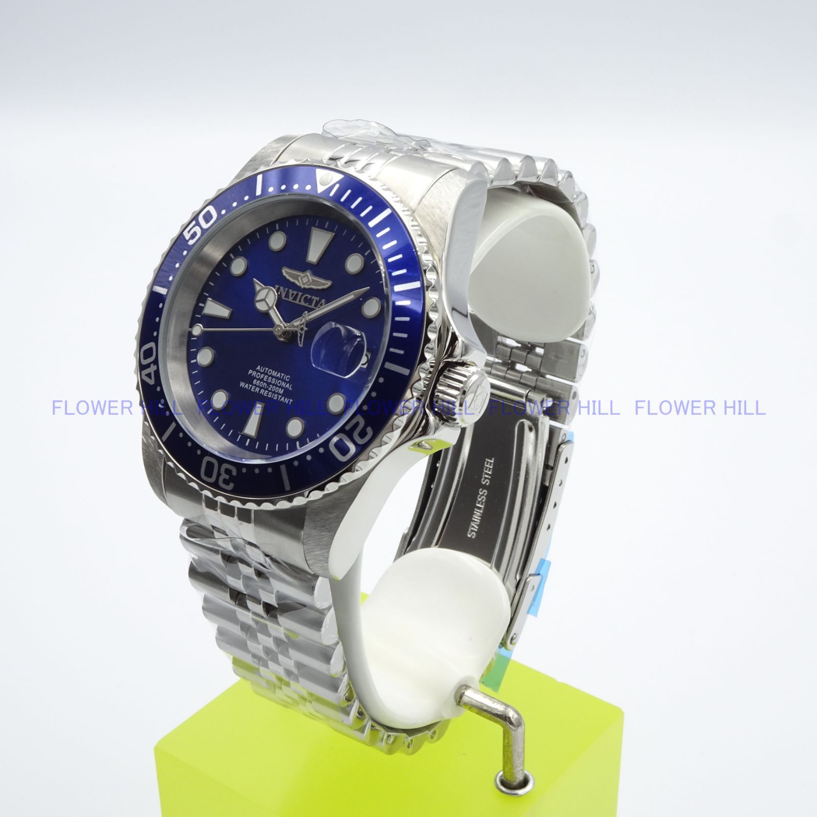 INVICTA インビクタ 腕時計 メンズ 自動巻き PRO DIVER 30092 ブルー カレンダー メタルバンド - メルカリ