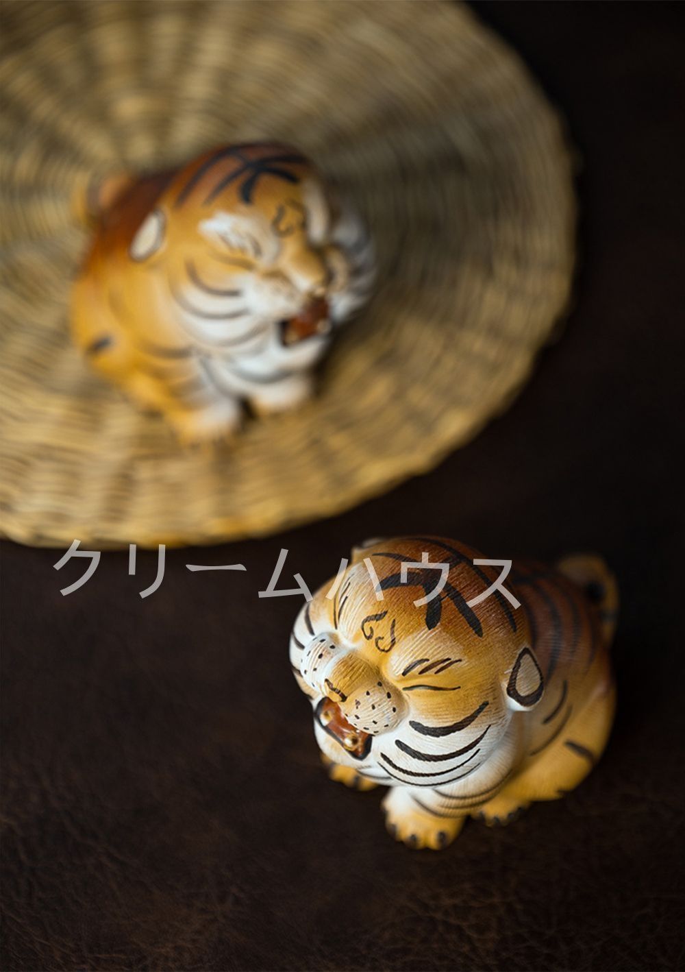飾り皿　縁起物　大皿　虎　トラ　陶器 m29912095060_1.jpg?1692432728