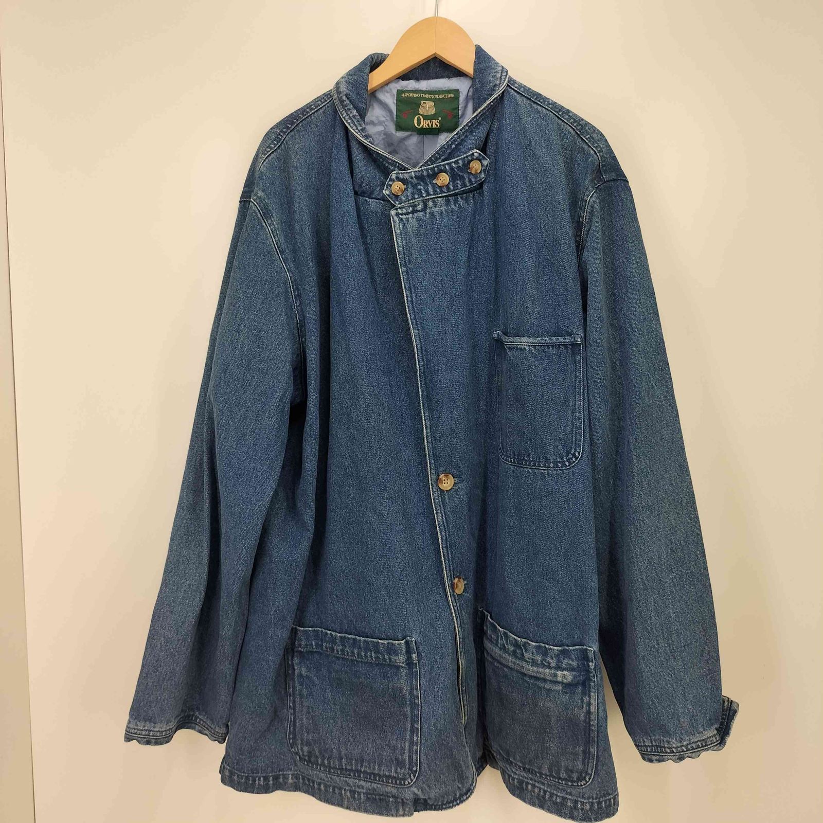 ORVIS デニムハンティングジャケット オービス ORVIS 90S ハンティング デニム チンスト付き テーラード