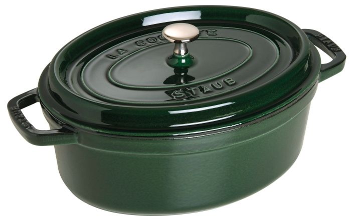 3営業日で発送 STAUB ストウブ ストウブ ピコ ココット オーバル２９㎝ バジル RSTD305