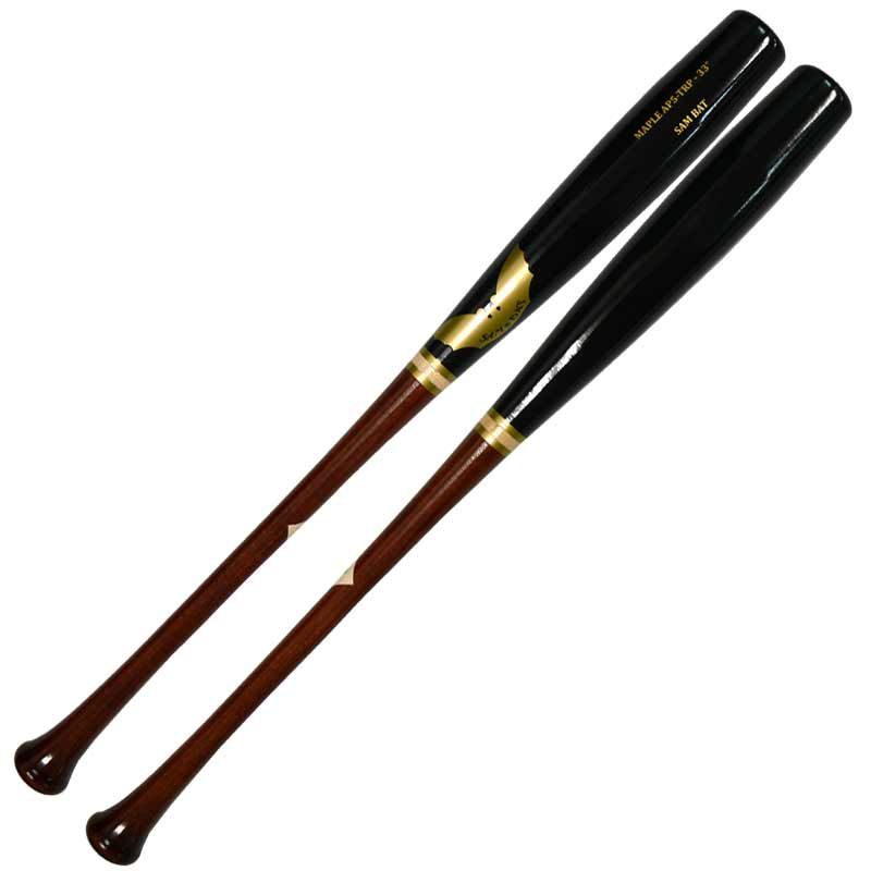 サムバット SAM BAT 軟式木製バット メイプル製 野球 軟式 木製 バット 25AW RBCSTMAP5T チェリー ブラック ゴールド