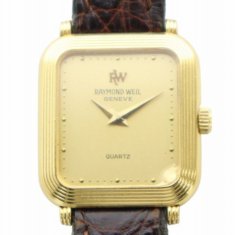 RAYMOND WEIL レイモンドウェイル　18k ゴールド レイモンドウィル RAYMOND WEIL 18K GOLD ELECTROPLATED 腕時計