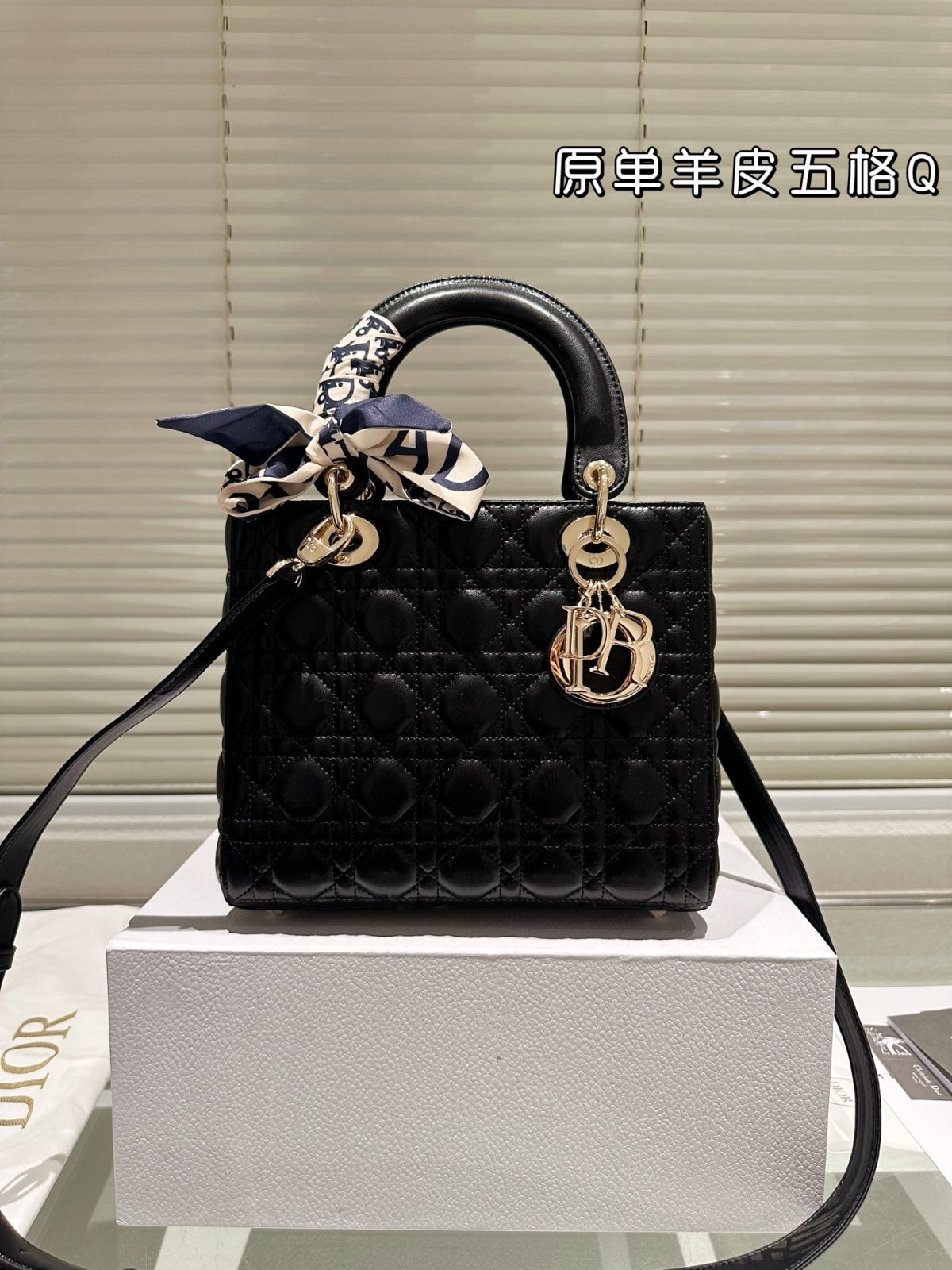今日 Dior Lady Dior Bag ディオール レディー ディオール バッグ 羊皮 -WTO輸入2