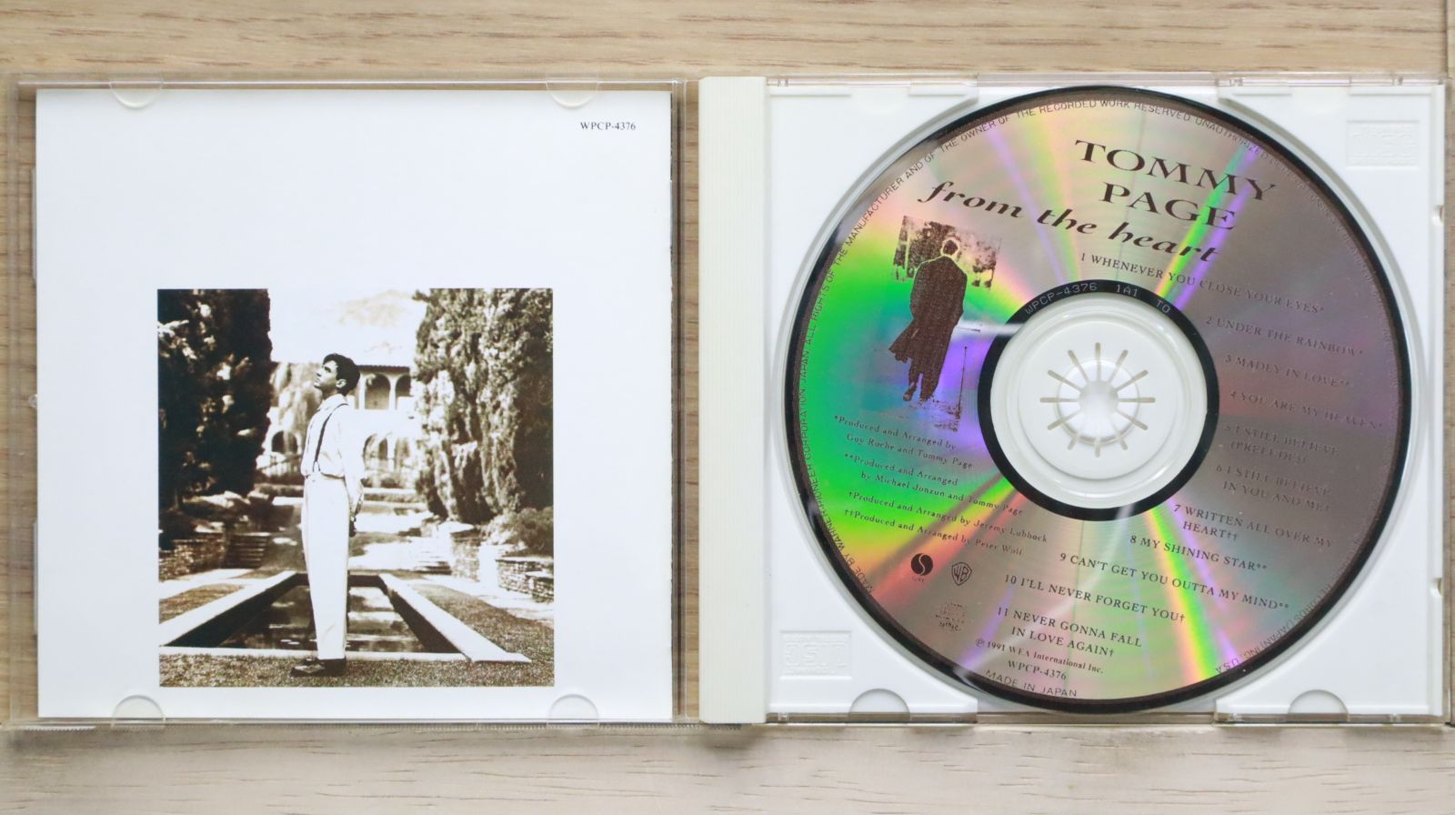 トミーページ 国内盤CD☆トミー・ペイジ/TOMMY PAGE□ フロム・ザ・ハート