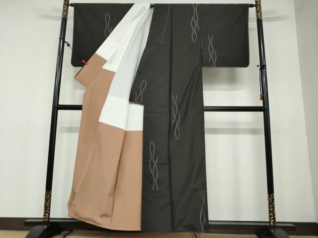 正絹 逸品 平和屋着物○上質な紬 AABE7521ck 平和屋着物□上質な